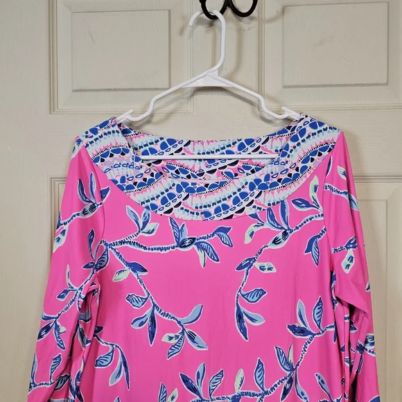 Lilly Pulitzer Carabella ChillyLilly Maxi Midi Elephant Palm Tree Tropical Dress - Picture 5 of 9